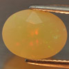 2.61 Ct. Oval Natural Multi Color Opal Sudan Unheated
