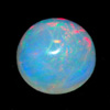 0.86 Ct. Round Cabochon Natural Multi Color Opal Sudan
