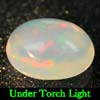 1.28 Ct. Oval Cabochon Natural Multi Color Opal Sudan
