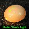 0.52 Ct. Oval Cabochon Natural Multi Color Opal Sudan