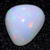 Unheated 1.06 Ct. Pear Cab Natural Multi Color Opal Gem