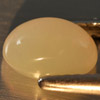1.06 Ct. Oval Cab Natural Gem White Color Opal Unheated