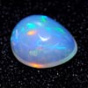 0.94 Ct. Pear Cab Natural Gem Multi Color Opal Unheated