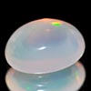 0.71 Ct. Oval Cab Natural Gem Multi Color Opal Unheated