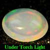 0.79 Ct. Oval Cab Natural Gem Multi Color Opal Sudan