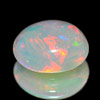 Unheated 0.92 Ct. Oval Cab Natural Multi Color Opal Gem
