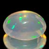 Unheated 0.92 Ct. Oval Cab Natural Multi Color Opal Gem
