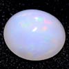 Unheated 1.18 Ct. Oval Cab Natural Multi Color Opal Gem