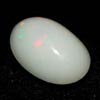 Unheated 1.40 Ct. Oval Cabochon Natural Multi Color Opal Gem