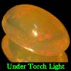 3.57 Ct. Oval Cab Natural Gem Multi Color Opal Sudan