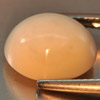 2.64 Ct. Oval Cab Natural Gem White Color Opal Sudan
