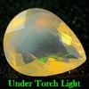 1.75 Ct. Pear Shape Natural Multi Color Opal Unheated