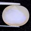 3.51 Ct. Oval Natural White Color Opal Sudan Unheated