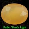 0.93 Ct. Oval Natural Multi Color Opal Sudan Unheated