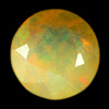 0.43 Ct. 5.6 Mm Natural Multi Color Opal Sudan Unheated