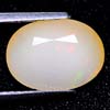 2.43 Ct. Oval Natural Yellowish White Opal Unheated Gem