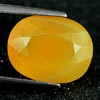 3.94 Ct. Oval Natural Yellow Color Opal Sudan Unheated