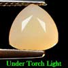 1.02 Ct. Trilliant Natural Multi Color Opal Unheated