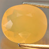 2.07 Ct. Oval Natural Gem Whitish Yellow Opal Unheated