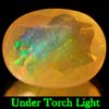 Unheated  3.18 Ct. Oval Natural Multi Color Opal Sudan