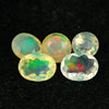 Unheated  2.38 Ct. 5 Pcs. Natural Multi Color Opal Gems