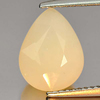 2.30 Ct. Pear Shape Natural Gem White Color Opal Unheated