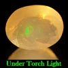 Unheated 0.55 Ct. Oval Natural Multi Color Opal Sudan
