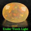 Unheated 0.88 Ct. Oval Natural Multi Color Opal Sudan