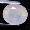 Unheated 0.82 Ct. Oval Natural Multi Color Opal Sudan