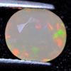Unheated 1.12 Ct. Oval Natural Multi Color Opal Sudan