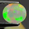 Unheated 0.66 Ct. Oval Natural Multi Color Opal Sudan