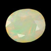 Unheated 0.74 Ct. Oval Natural Multi Color Opal Sudan