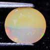 0.81 Ct. Oval Natural Multi Color Opal Unheated Sudan