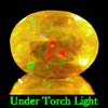 1.00 Ct. Oval Natural Multi Color Opal Unheated Sudan
