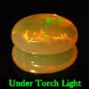 1.05 Ct. Oval Cab Natural Multi Color Opal Sudan Gem