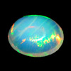0.66 Ct. Oval Cabochon Natural Multi Color Opal Sudan