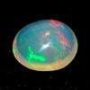0.64 Ct. Oval Cabochon Natural Multi Color Opal Sudan