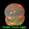 1.07 Ct. Oval Cab Natural Multi Color Opal Sudan Gem