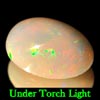 0.93 Ct. Oval Cab Natural Multi Color Opal Sudan Gem