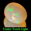 0.55 Ct. Oval Cabochon Natural Multi Color Opal Sudan