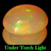 0.77 Ct. Oval Cabochon Natural Multi Color Opal Sudan