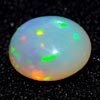 1.25 Ct. Oval Cabochon Natural Multi Color Opal Sudan