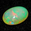 0.82 Ct. Oval Cabochon Natural Multi Color Opal Sudan