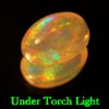 2.75 Ct. Oval Cabochon Natural Multi Color Opal Sudan