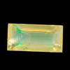 Unheated 0.73 Ct. Baguette Natural Multi Color Opal Gem