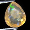 Unheated 1.48 Ct. Pear Natural Multi Color Opal Sudan