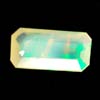 Unheated 0.70 Ct. Natural Multi Color Opal Octagon Ethiopia
