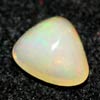 0.70 Ct Trilliant Cab Natural Multi Color Opal Unheated