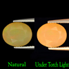 2.39 Ct. Oval Natural Multi Color Opal Sudan Unheated