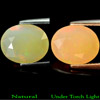 2.30 Ct. Oval Natural Multi Color Opal Sudan Unheated
